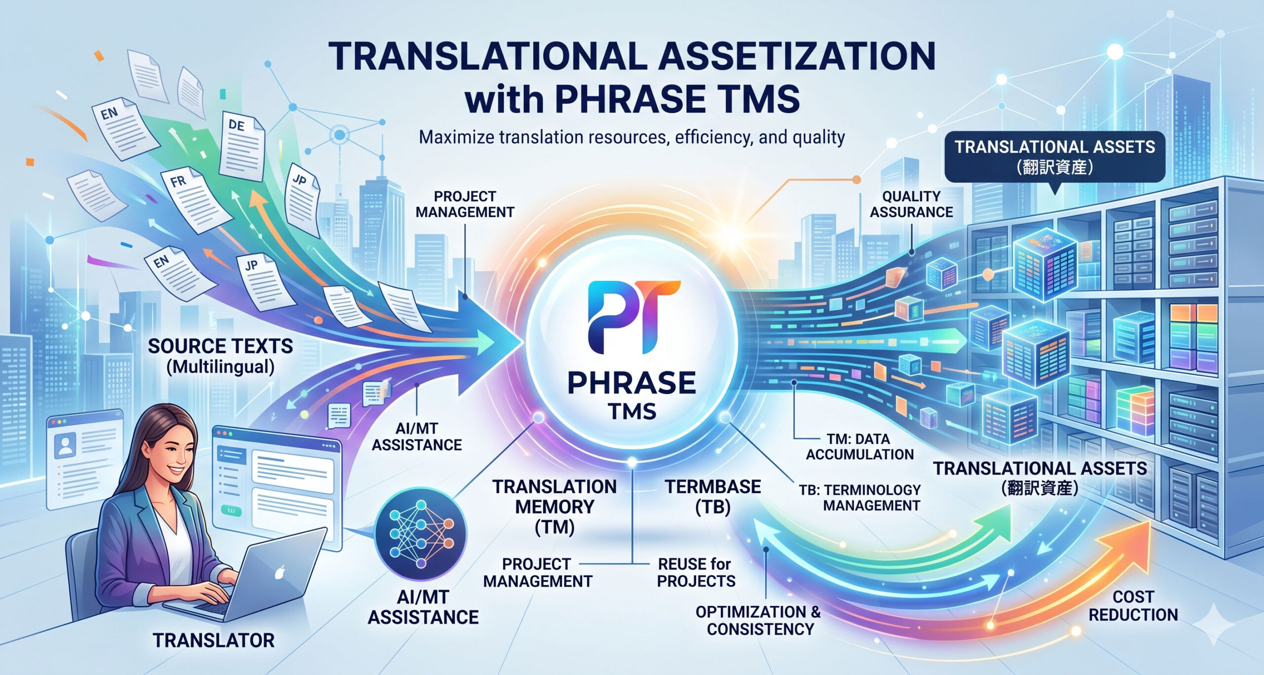 翻訳を資産化へーPhrase TMSで実現するFUKUDAIの新しい翻訳サービス