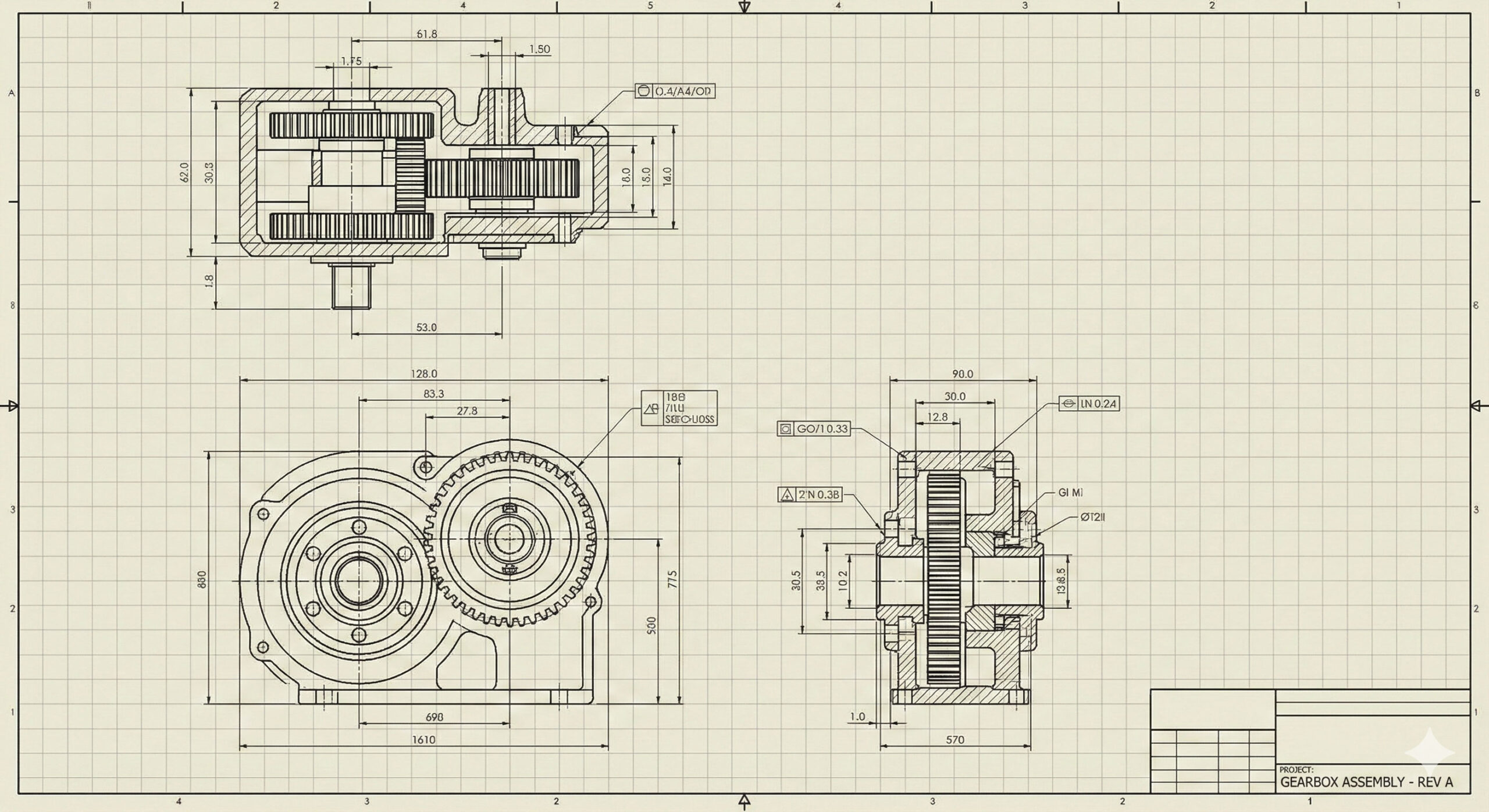 CAD図面内テキストの翻訳および図面編集